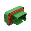 DIP Connector with thermoplastic shell and terminal variety designed for operation from minus 55 to plus 125 degrees Celsius