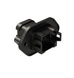 DIP Connector with thermoplastic housing and multiple terminal types designed for operation from minus 55 to plus 125 degrees Celsius