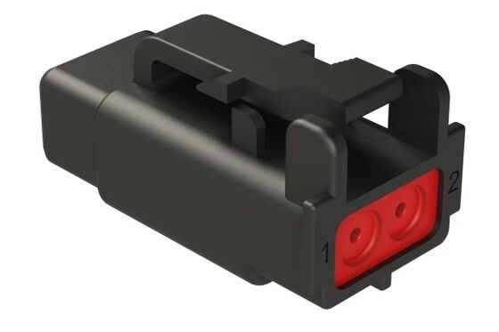 Genuine Amphenol ATMH06-2SA Wire-to-Board Header, rectangular socket in stock for reliable automotive and industrial PCB connections